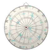 Raum-Alters-Türkis-Sternexplosion-Pfeil-Brett Dartscheibe (vorne)