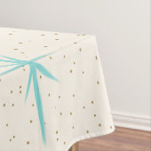 Raum-Alters-Türkis-Sternexplosion-Tischdecke Tischdecke (Beispiel)