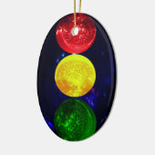 Raum-Ampel Keramikornament (Links)