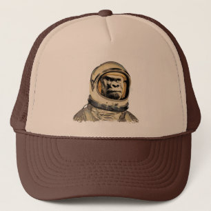 Raum    apeGorila espacial Raum-Affe Singe de l'e Truckerkappe
