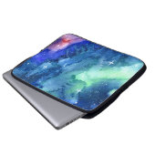 Raum-Aquarell-Kunst-Laptop-Kasten Laptopschutzhülle (Vorne Knopf)