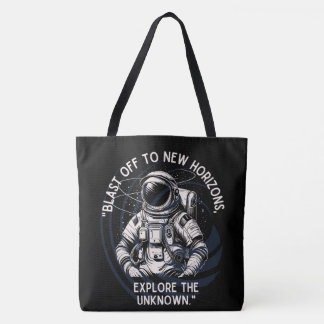RAUM, ASTRONAUT, UFO, ROCKETSHIPS, UNIVERSUM TASCHE