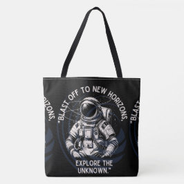 RAUM, ASTRONAUT, UFO, ROCKETSHIPS, UNIVERSUM TASCHE