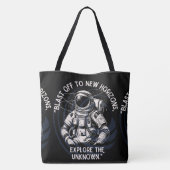 RAUM, ASTRONAUT, UFO, ROCKETSHIPS, UNIVERSUM TASCHE (Rückseite)
