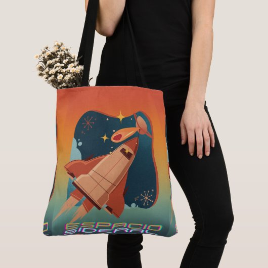 RAUM, ASTRONAUT, UFO, ROCKETSHIPS, UNIVERSUM TASCHE (Von Nahem)