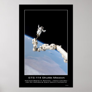 Raum AstronautStephen K. Robinson International Poster