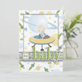 Raum-Baby-Karte 2 Einladung (Stehend Vorderseite)