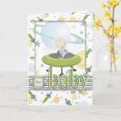 Raum-Baby-Karte B Karte (Gelbe Blume)