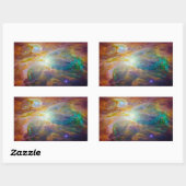 Raum - Chaos in Orion Rechteckiger Aufkleber (Blatt)