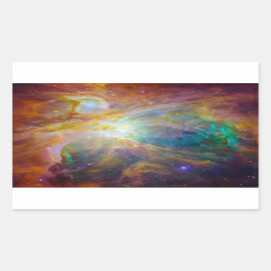 Raum - Chaos in Orion Rechteckiger Aufkleber