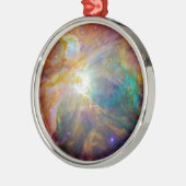 Raum - Chaos in Orion Silbernes Ornament (Links)