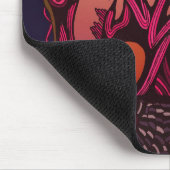 Raum-Cowboyveilchen Mousepad (Ecke)