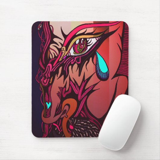 Raum-Cowboyveilchen Mousepad (Mit Mouse)