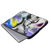 Raum. Der weiße Hintergrund. Slate Picture Laptopschutzhülle (Vorne Knopf)