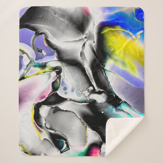 Raum. Der weiße Hintergrund. Slate Picture Sherpadecke (Vorderseite)