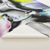 Raum. Der weiße Hintergrund. Slate Picture Sherpadecke (3/4)