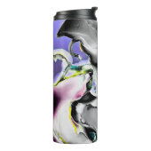 Raum. Der weiße Hintergrund. Slate Picture Thermosbecher (Nach links gedreht)