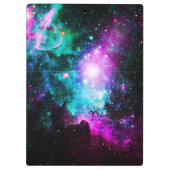 Raum-DJ-Katzenpizza Klemmbrett (Rückseite)