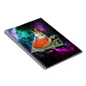 Raum-DJ-Katzenpizza Notizblock (Rechte Seite)