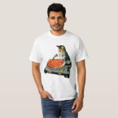 Raum-DJ-Katzenpizza T-Shirt (Vorne ganz)