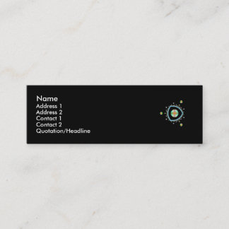 Raum-Dreieck-Visitenkarte Mini Visitenkarte