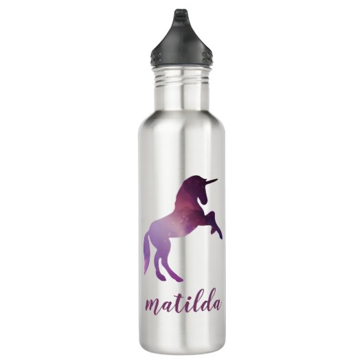 Raum einhorn farbige Galaxie Edelstahlflasche (Rechts)