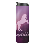 Raum einhorn farbige Galaxie Thermosbecher (Nach rechts gedreht)