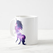 Raum-Einhorn Kaffeetasse (Vorderseite Links)