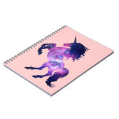 Raum-Einhorn Notizblock (Linke Seite)