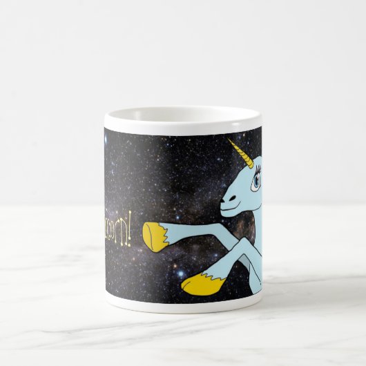 Raum-Einhorn! Tasse (Mittel)