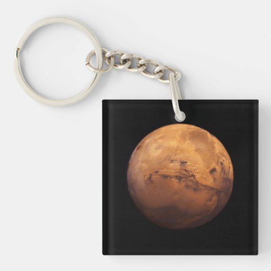 Raum farbenreich von den Planeten-Mars Schlüsselanhänger (Vorderseite)