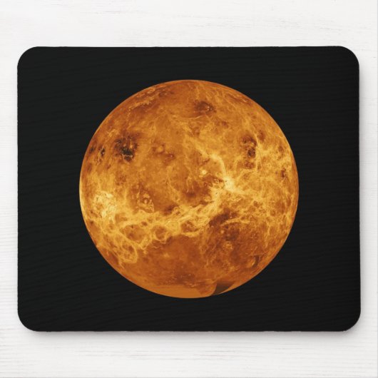 Raum-farbenreiches Foto des Planeten Venus Mousepad (Vorne)