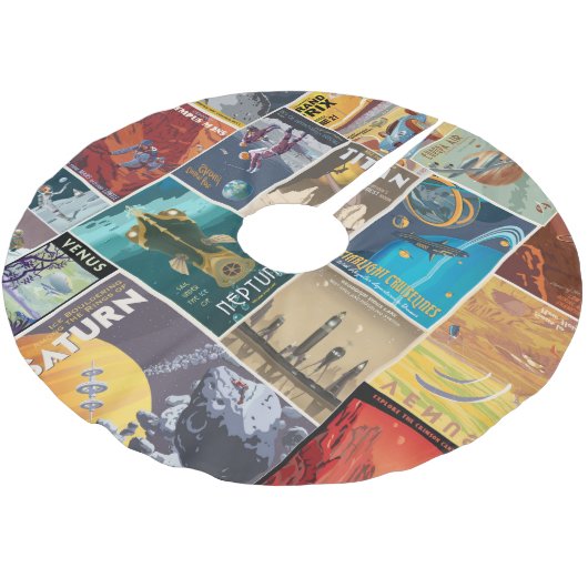 Raum-Ferienbaumrock Polyester Weihnachtsbaumdecke (Schrägansicht)