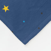 Raum-Fleece-Decke Fleecedecke (Ecke)