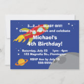 Raum-Forscher Einladung (Vorderseite)