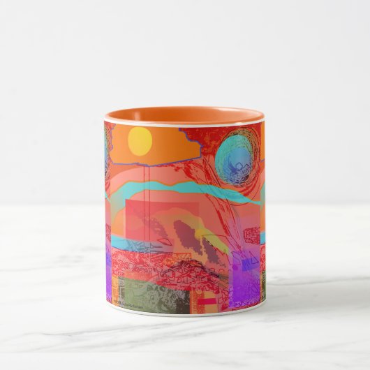 Raum-Forscher-Wecker-Tasse Tasse (Zentrum)