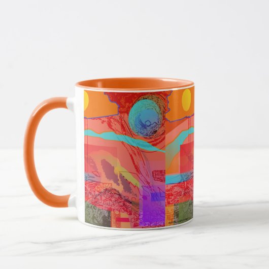 Raum-Forscher-Wecker-Tasse Tasse (Links)