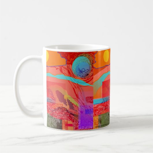 Raum-Forscher-Wecker-Tasse Tasse (Links)