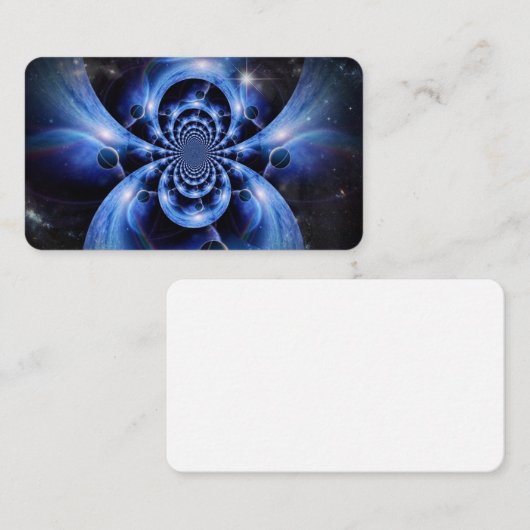 Raum-Fraktal Visitenkarte (Vorne/Hinten)