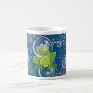 Raum-Frosch-Tasse Kaffeetasse