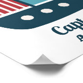 Raum für nautische Boote Poster (Ecke)