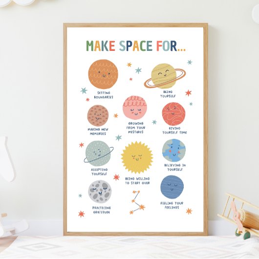 Raum für soziales Lernen schaffen Poster