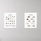 Raum für Waldkinder Bilderwand Sets (Vorderseite)