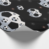 Raum-Fußball-Packpapier Geschenkpapier (Ecke)