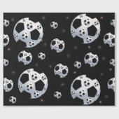 Raum-Fußball-Packpapier Geschenkpapier (Flach)