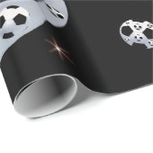 Raum-Fußball-Packpapier Geschenkpapier (Rolleneckpunkt)