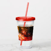Raum/Galaxie Acryltrinkbecher (Rückseite)