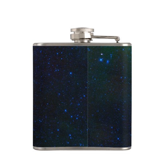 Raum-Galaxie-Flasche Flachmann (Rückseite)