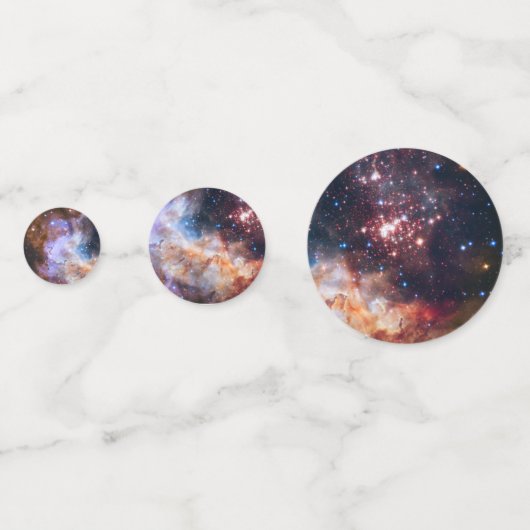 Raum/Galaxie Konfetti (Vorderseiten)