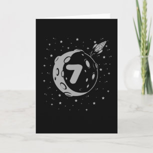 RAUM GEBURTSTAG 7. Geburtstag Junge 7 Jahre alt Karte